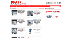 Desktop Screenshot of pfaff-konfeksiyon.com.tr