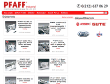 Tablet Screenshot of pfaff-konfeksiyon.com.tr